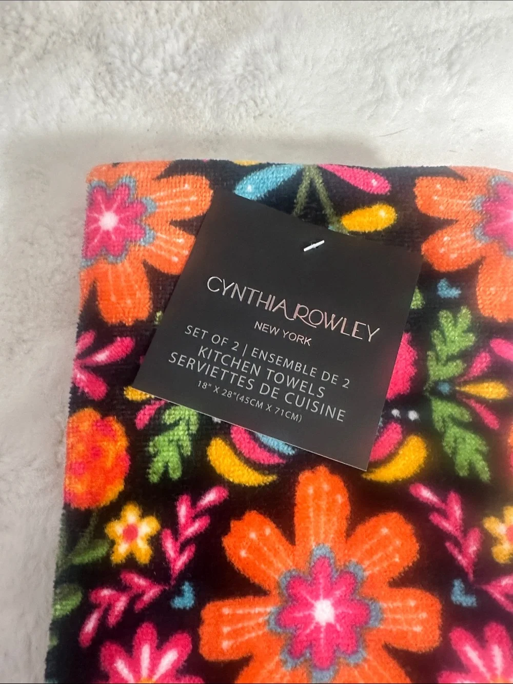 Cynthia Rowley Halloween kitchen towels